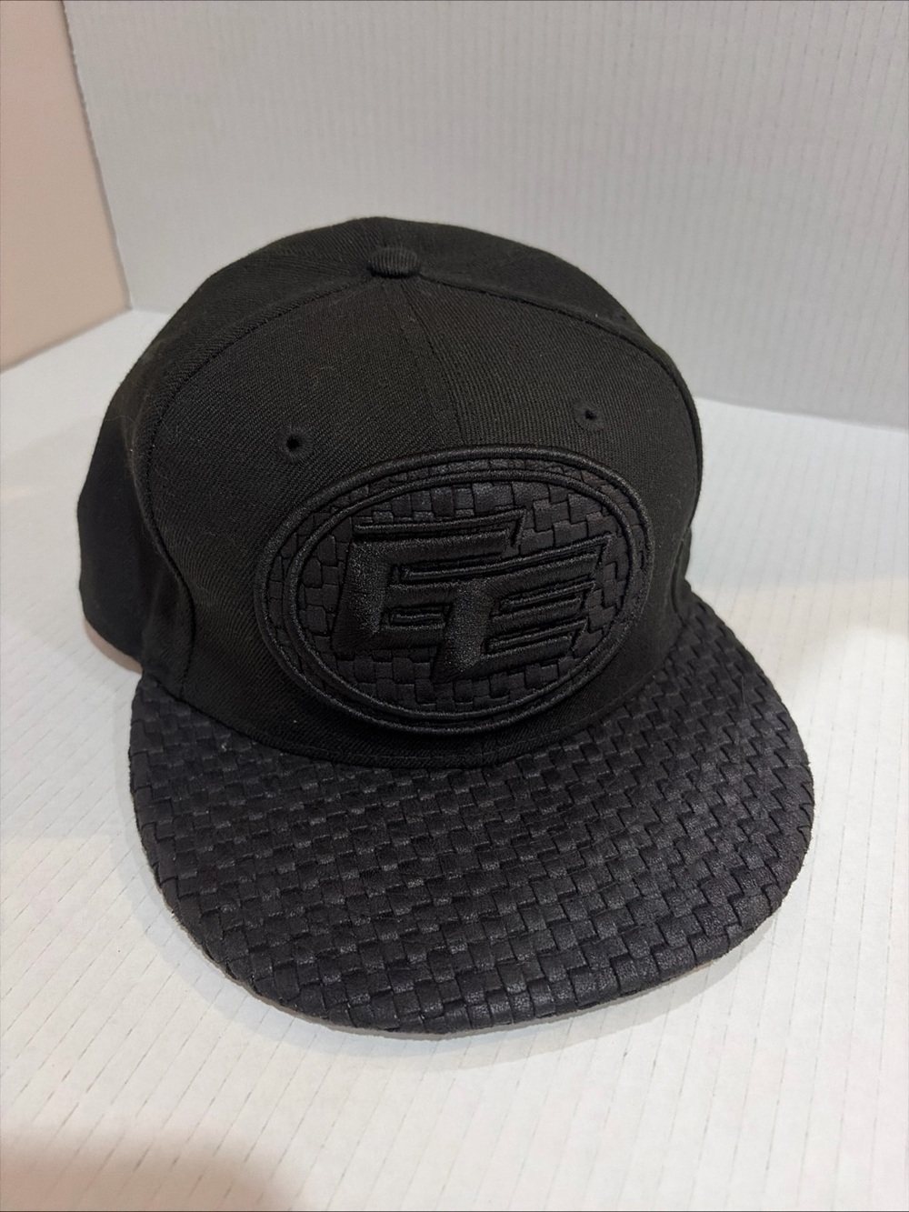 Edmonton Elks New Era Logo Weave 59Fifty Snapback Fitted Hat